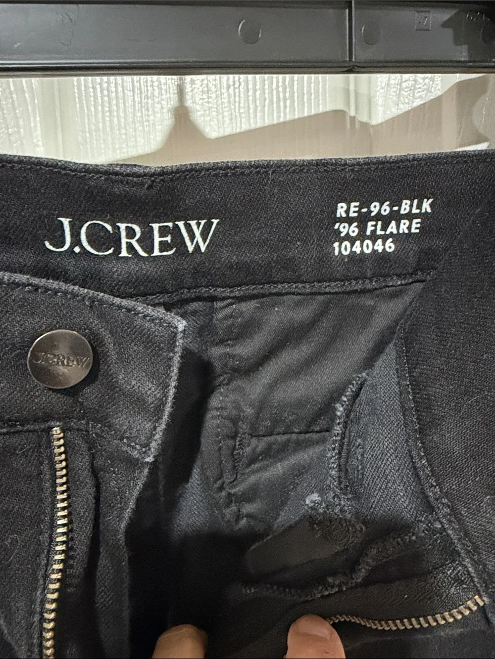 J. Crew Black Flare Jeans